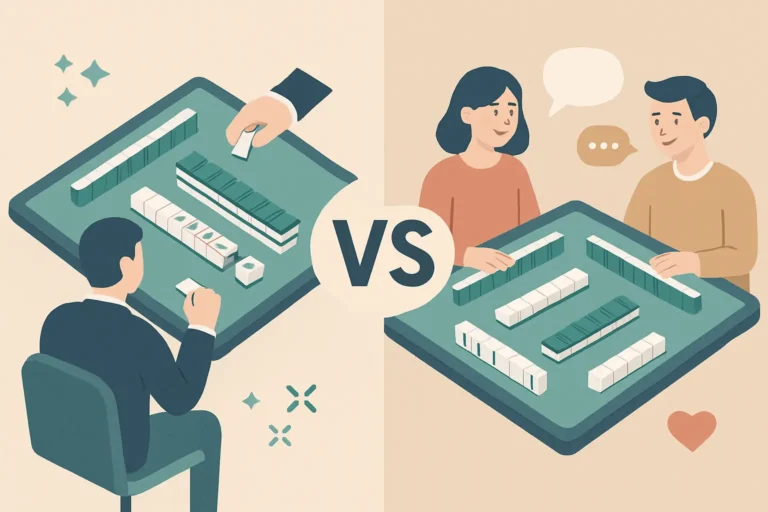 麻將現金桌 vs 友誼桌差在哪?選桌前先看這5點