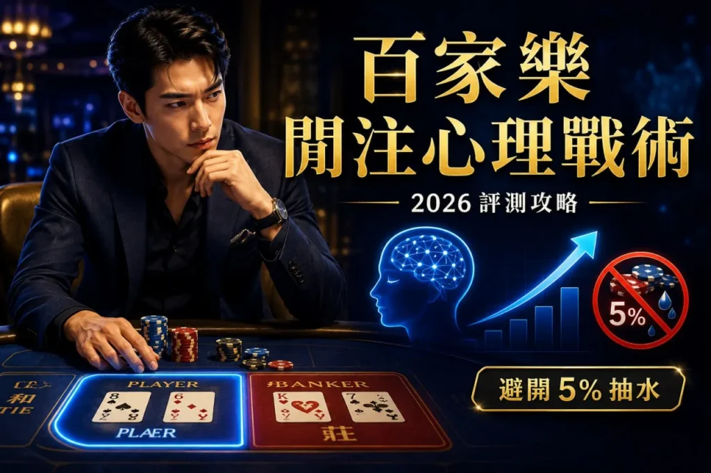 2026百家樂閒注心理戰術與免佣抽水比較攻略
