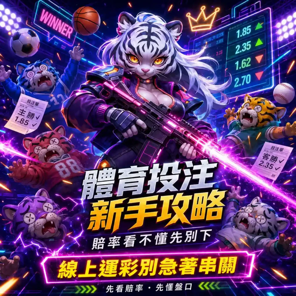 體育投注新手攻略圖，整理賠率判讀、盤口理解與線上運彩串關常見錯誤